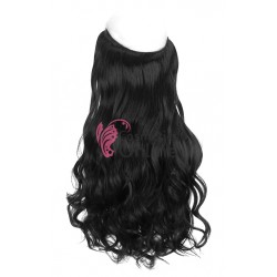 Extensie de par cu 5 Clips On delux tripla ondulata de 60 cm,  DE0H4010 Brunet